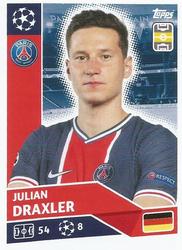 2020-21 Topps UEFA Champions League Sticker Collection #PSG 14 Julian Draxler Front