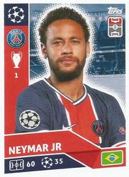 2020-21 Topps UEFA Champions League Sticker Collection #PSG 17 Neymar Jr Front