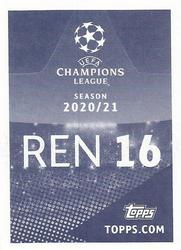 2020-21 Topps UEFA Champions League Sticker Collection #REN 16 Flavien Tait Back