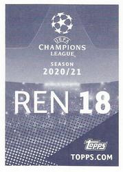 2020-21 Topps UEFA Champions League Sticker Collection #REN 18 M'Baye Niang Back