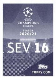 2020-21 Topps UEFA Champions League Sticker Collection #SEV 16 Youssef En-Nesyri Back