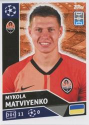 2020-21 Topps UEFA Champions League Sticker Collection #SHK 5 Mykola Matviyenko Front