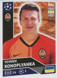 2020-21 Topps UEFA Champions League Sticker Collection #SHK 13 Yevhen Konoplyanka Front