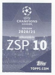 2020-21 Topps UEFA Champions League Sticker Collection #ZSP 10 Yuri Zhirkov Back