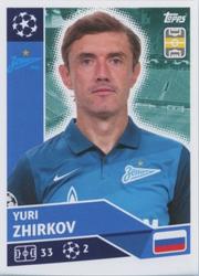 2020-21 Topps UEFA Champions League Sticker Collection #ZSP 10 Yuri Zhirkov Front