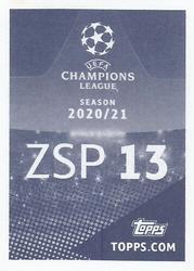 2020-21 Topps UEFA Champions League Sticker Collection #ZSP 13 Aleksandr Erokhin Back