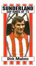 2003 Blackcat Sunderland FA Cup Heroes of '73 #2 Dick Malone Front