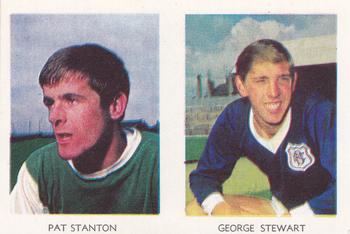 1967-68 A&BC Chewing Gum Footballers (Scottish) - Pairs Set #1 / 30 Pat Stanton / George Stewart Front