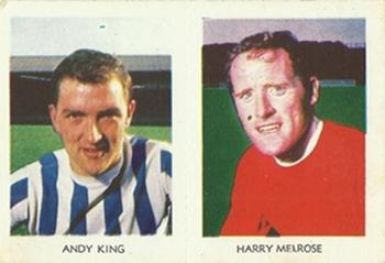 1967-68 A&BC Chewing Gum Footballers (Scottish) - Pairs Set #4 / 42 Andy King / Harry Melrose Front