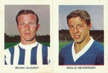 1967-68 A&BC Chewing Gum Footballers (Scottish) - Pairs Set #5 / 21 Brian McIlroy / Willie Henderson Front