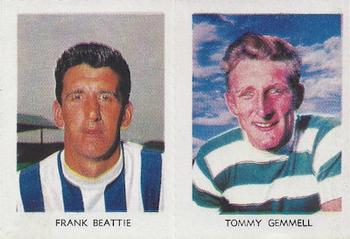 1967-68 A&BC Chewing Gum Footballers (Scottish) - Pairs Set #8 / 24 Frank Beattie / Tommy Gemmell Front