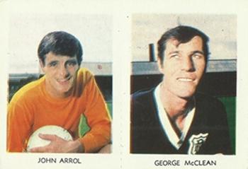 1967-68 A&BC Chewing Gum Footballers (Scottish) - Pairs Set #12 / 29 John Arrol / George McLean Front