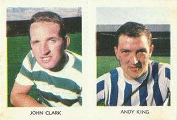 1967-68 A&BC Chewing Gum Footballers (Scottish) - Pairs Set #23 / 4 John Clark / Andy King Front