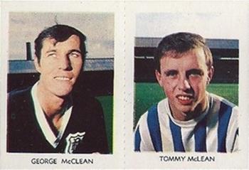 1967-68 A&BC Chewing Gum Footballers (Scottish) - Pairs Set #29 / 10 George McLean / Tommy McLean Front