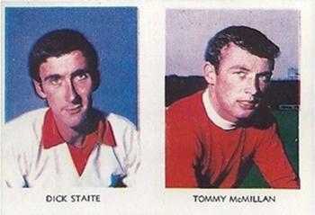 1967-68 A&BC Chewing Gum Footballers (Scottish) - Pairs Set #38 / 41 Dick Staite / Tommy McMillan Front