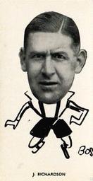 1938 John Sinclair Well Known Footballers (North Eastern Counties) #2 Joe Richardson Front