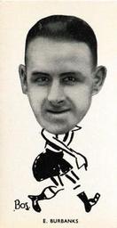 1938 John Sinclair Well Known Footballers (North Eastern Counties) #25 Eddie Burbanks Front