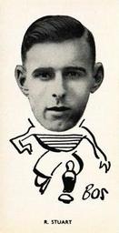 1938 John Sinclair Well Known Footballers (North Eastern Counties) #34 Bobby Stuart Front