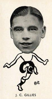 1938 John Sinclair Well Known Footballers (Scottish) #13 John Gillies Front