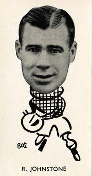 1938 John Sinclair Well Known Footballers (Scottish) #14 Bob Johnstone Front