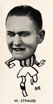 1938 John Sinclair Well Known Footballers (Scottish) #18 Bill Strauss Front