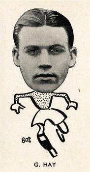 1938 John Sinclair Well Known Footballers (Scottish) #31 George Hay Front