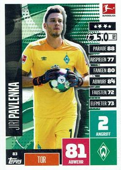 2020-21 Topps Match Attax Bundesliga #83 Jiri Pavlenka Front