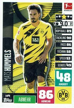 2020-21 Topps Match Attax Bundesliga #104 Mats Hummels Front