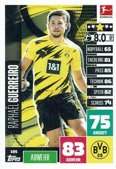 2020-21 Topps Match Attax Bundesliga #105 Raphael Guerreiro Front