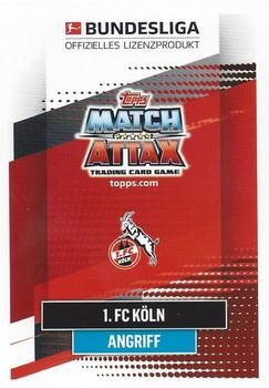 2020-21 Topps Match Attax Bundesliga #187 Jan Thielmann Back
