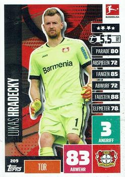 2020-21 Topps Match Attax Bundesliga #209 Lukas Hradecky Front