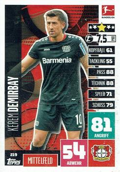 2020-21 Topps Match Attax Bundesliga #219 Kerem Demirbay Front