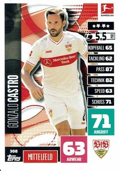 2020-21 Topps Match Attax Bundesliga #308 Gonzalo Castro Front