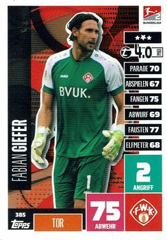 2020-21 Topps Match Attax Bundesliga #385 Fabian Giefer Front