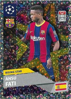 2020-21 Topps UEFA Champions League Sticker Collection - Rising Star Stickers #RS 3 Ansu Fati Front