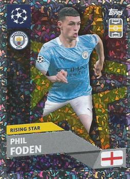 2020-21 Topps UEFA Champions League Sticker Collection - Rising Star Stickers #RS 5 Phil Foden Front