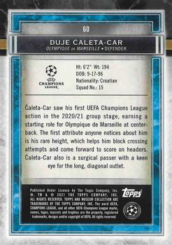 2020-21 Topps Museum Collection UEFA Champions League #60 Duje Caleta-Car Back