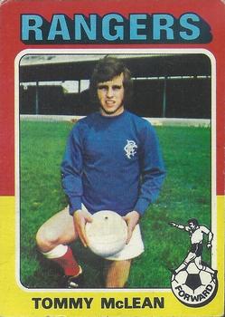 1975-76 Topps Footballers (Scottish, Blue Back) #2 Tommy McLean Front
