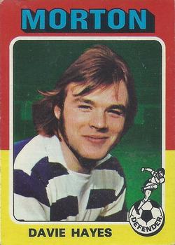 1975-76 Topps Footballers (Scottish, Blue Back) #13 Davie Hayes Front