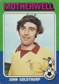 1975-76 Topps Footballers (Scottish, Blue Back) #14 John Goldthorp Front