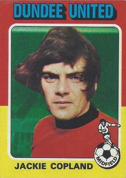 1975-76 Topps Footballers (Scottish, Blue Back) #25 Jackie Copland Front