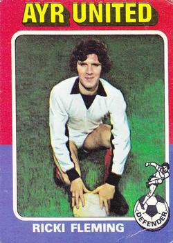 1975-76 Topps Footballers (Scottish, Blue Back) #26 Rikki Fleming Front