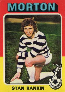 1975-76 Topps Footballers (Scottish, Blue Back) #27 Stan Rankin Front
