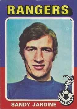 1975-76 Topps Footballers (Scottish, Blue Back) #30 Sandy Jardine Front