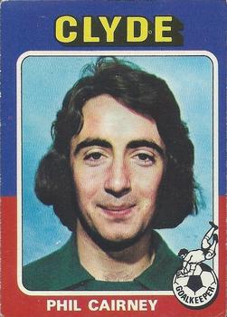 1975-76 Topps Footballers (Scottish, Blue Back) #38 Phil Cairney Front