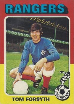 1975-76 Topps Footballers (Scottish, Blue Back) #44 Tom Forsyth Front