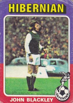 1975-76 Topps Footballers (Scottish, Blue Back) #50 John Blackley Front