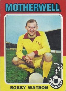 1975-76 Topps Footballers (Scottish, Blue Back) #51 Bobby Watson Front