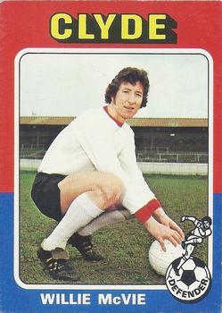 1975-76 Topps Footballers (Scottish, Blue Back) #59 Willie McVie Front