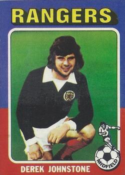 1975-76 Topps Footballers (Scottish, Blue Back) #60 Derek Johnstone Front